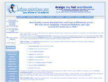 Tablet Screenshot of designmyhat.com.au